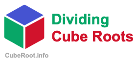 Dividing Cube Roots